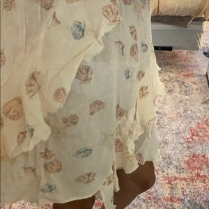 Free People Dresses - Free People Ruffle Seashell Dress Free People Dresses - Free People Ruffle Seashell Dress